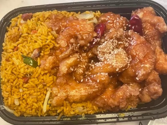 White Meat Sesame Chicken.